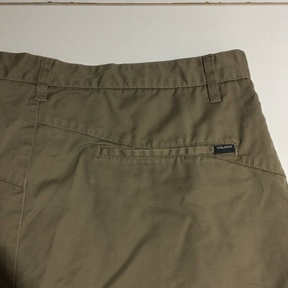 Volcom Mens Chino Shorts Size 36 Beige - Picture 4 of 9